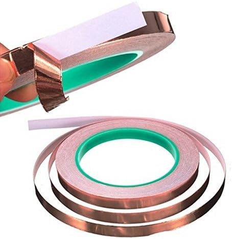 Copper Foil Tape Double-Sided Conductive 1/4 Inch
