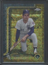 2025 Topps Gilded Collection Luis Aparicio #90 Gold Mini Diamond /50 White Sox