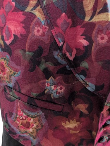 Brandon Michael Vest Red Burgundy Adjustable Straps XL - Picture 5 of 19