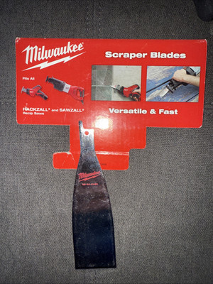 MILWAUKEE 49-00-5463 1-1/2'' SCRAPER BLADE FOR SAWZALL OR HACKZALL NEW