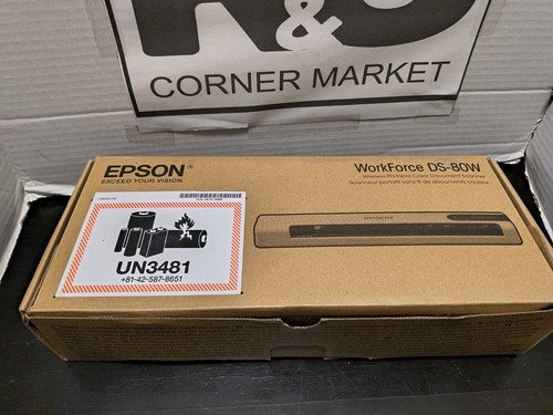 OPEN BOX - Epson WorkForce DS-80W Wireless Portable Color Document Scanner - Picture 8 of 10