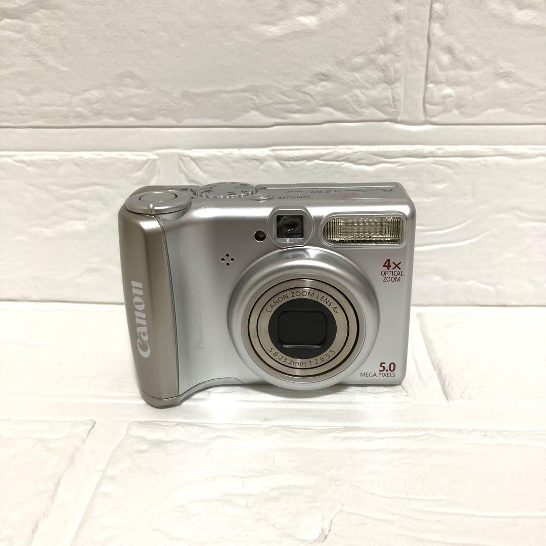 Canon PowerShot A530 CCD搭載オールドコンデジ Amazon.com: Canon PowerShot A530 5MP 數位相機,附4 倍光學變焦
