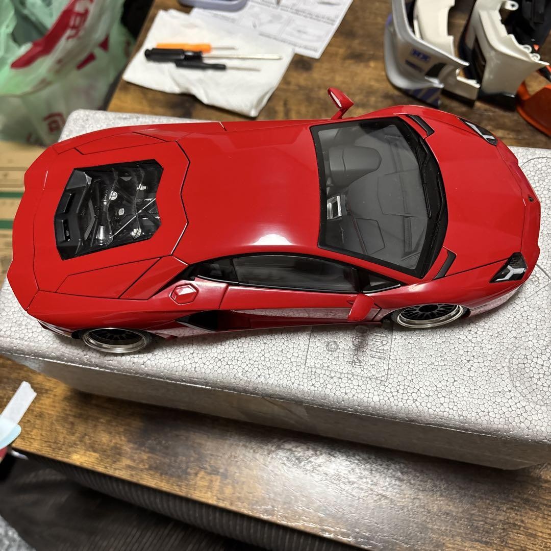オートアート アヴェンタドール LP700-4 カスタムカー オートアート ランボルギーニ アヴェンタドール LP700-4 ターコイズ