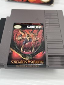 Swords and Serpents (Nintendo Entertainment System, NES) with BOX Tested