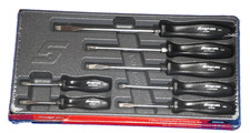 Snap-on Black 7-piece Hard Handled Combo Screwdriver Set Sddx70a New Sealed