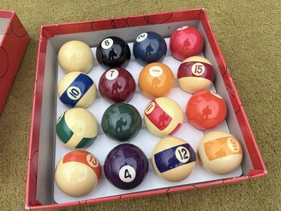 Aramith 1 7/8'' Poolbälle Set - Belgische Billardkugeln - Full 16 Ball Set