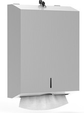Comercial Paper Towel Dispenser Wall Mount Stainless Steel Hand Towel Dispens...