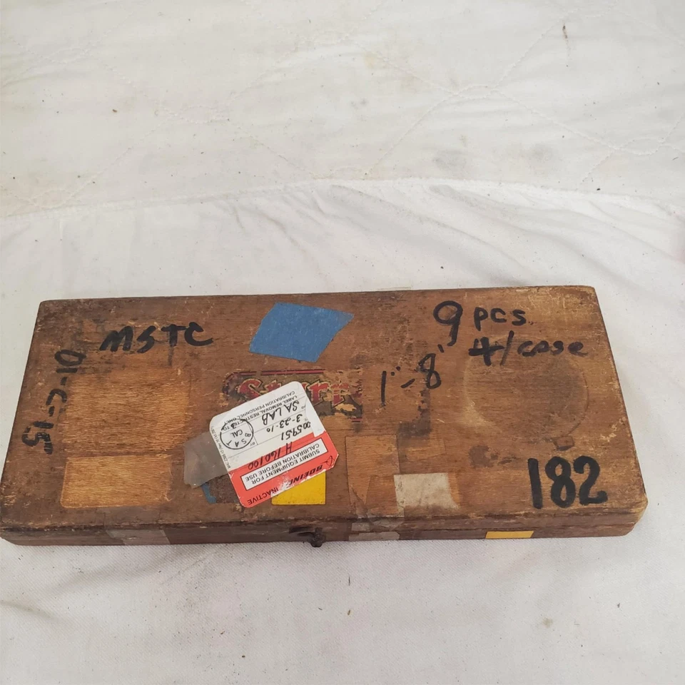 Starrett No. Conjunto de 124 micrômetros internos - LOTE DE FERRAMENTAS DE ENGENHARIA DE 2" A 12" - 1175 - Imagem 4 de 4