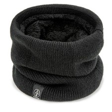 Unisex Soft Neck Warmer Sporty Face Cover - Black