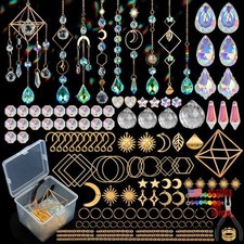 DIY Suncatchers, 400 pcs Sun Catchers Making Supplies Kit Art and Crafts for
