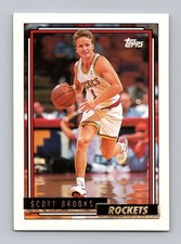 1992-93 Topps #320 Scott Brooks Gold Near Mint or Better