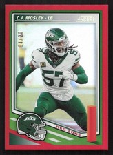 2025 Score C.J. Mosley Red Zone #/20 #87 Card