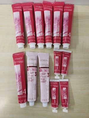 Lot Of 13-L'Oreal Excellence Creme 1.86 oz #4 Caring Deep Conditioner