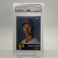 2022 Topps Platinum Anniversary #1 SHOHEI OHTANI PSA 10 GEM MINT Angels