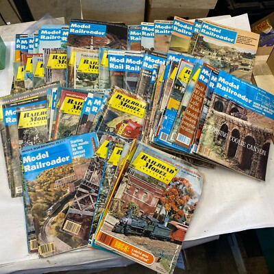 Huge Lot Of  69 Railroader Railroad Model Craftsman Magazines 1973-1978