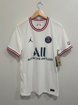 PSG 2021/22 4th Soccer Jersey - M (Jordan Authentic Version