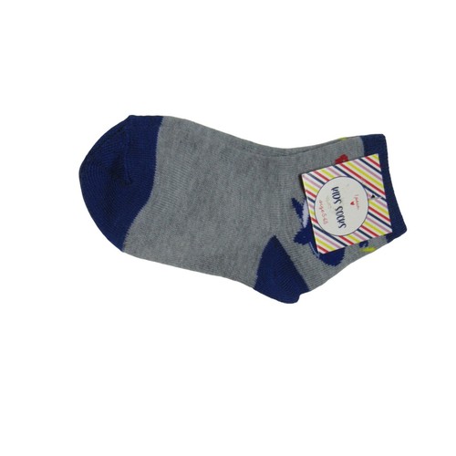 Target Kids Boys Size 5-6.5 Socks (1 Pair) Shark Multi-Color - Picture 2 of 8