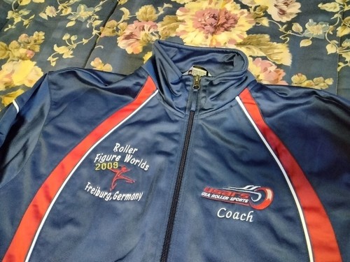 Team USA Roller Sports 2009 Roller Figure Worlds XL Embroidered Track Jacket - Picture 3 of 18