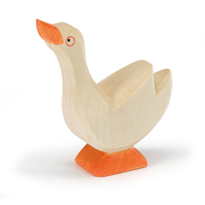 Gans Kopf hoch  - Ostheimer 13312 Holzfigur NEU
