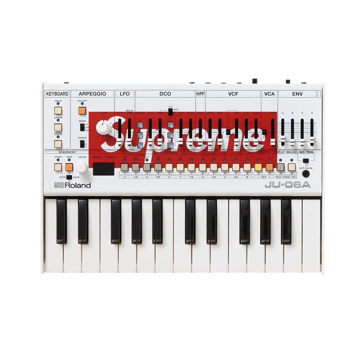 Supreme Roland JU-06A Synthesizer White - Preorder Confirmed - Trusted Seller