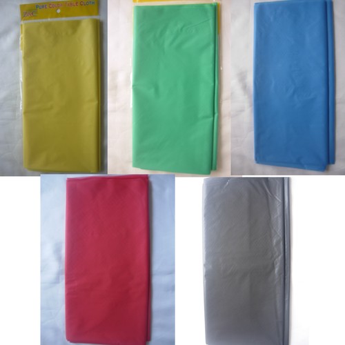 2 Plastic Table cover For Christmas Birthday Party Tableware Chose 8 colour... - Picture 1 of 6