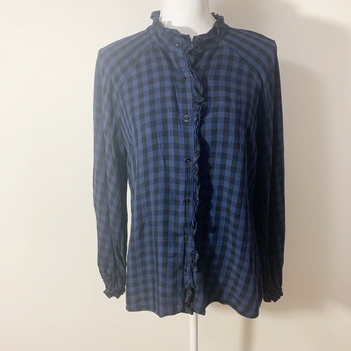 Camisa Cabi Aberdeen a Cuadros Volantes Abotonada Mujer Talla M Estilo 3961 - Imagen 1 de 13