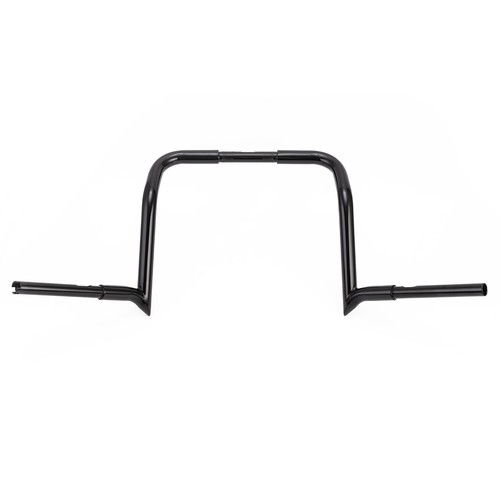 Manillar Meathook de 14" barra de 1 1/4" negro para Harley Electra Street Glide CVO FL - Imagen 18 de 19