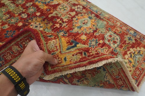 3 x 10 ft Red Modern Bidjar Afghan Hand knotted Oriental Runner Rug - Picture 13 of 16