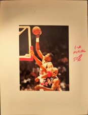 1994 NBA BASKETBALL TYPE 1 PHOTO HAKEEM OLAJUWON ANTHONY MASON FINALS CHAMPION 