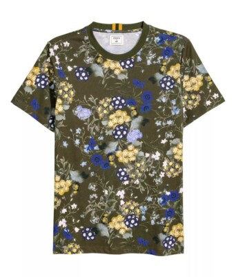 Erdem x H&M, Baumwollshirt geblümt, T-Shirt, Größe EU M, Limited Edition