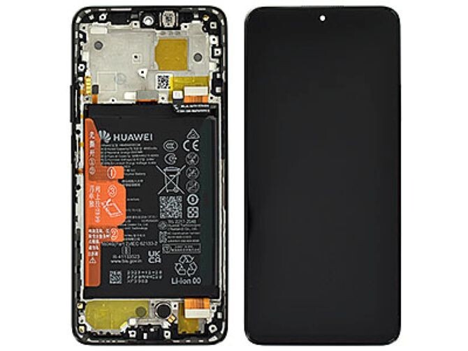 DISPLAY ORIGINALE TOUCH BATTERIA PER HUAWEI NOVA 12I FRAME NERO SERVICE CTR-AL20