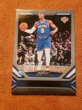 2019-20 Chronicles Playbook Blue #184 RJ Barrett 9/99 jersey numbered 1/1 