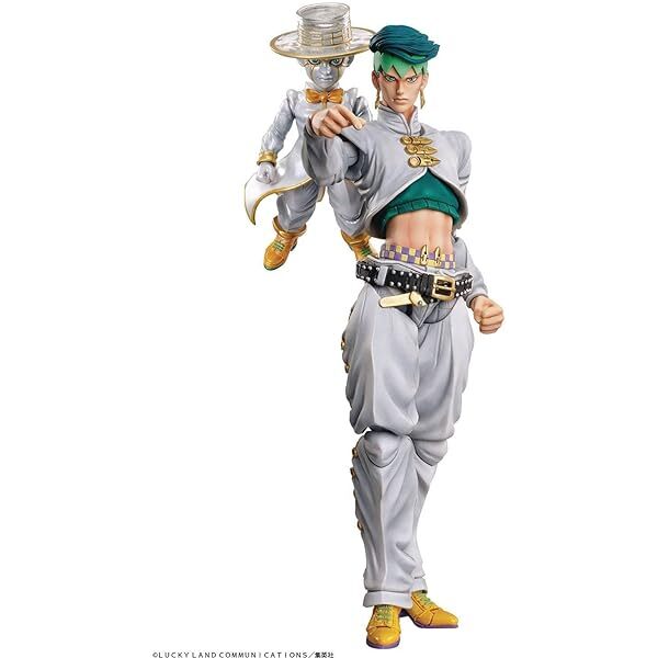 SUPER ACTION STATUE JOJO'S BIZARRE ADVENTURE ROHAN KISHIBE & HEAVEN'S DOOR