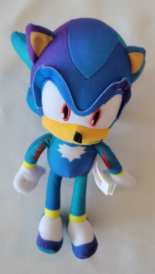 Shadow Blue Gradient Sonic The Hedgehog 12  Plush (Used, Good Condition, No Tag)