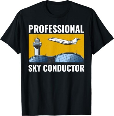 Air Traffic Controller ATC Control Aviation Airplane Aircraft Aerospace T-Shirt