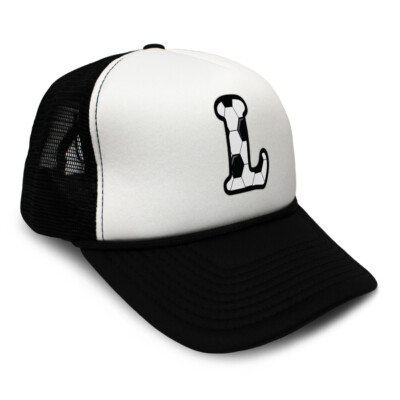Trucker Hat Soccer L Letter Alphabet Snapback Baseball Cap for Men & Women