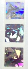 CI .75" Square Tamper Evident Product Protection Hologram Label Stickers