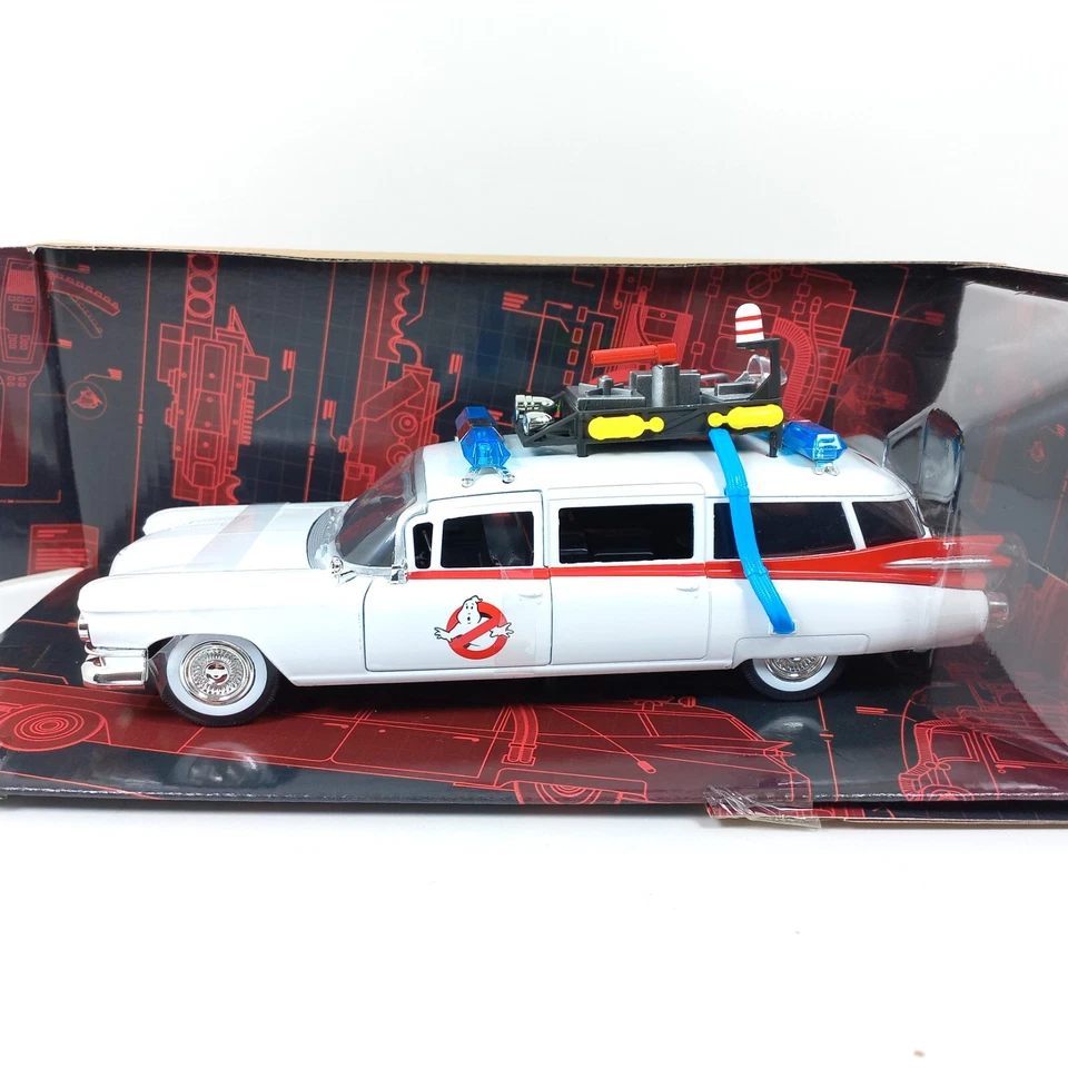 1/24 COCHE CAR CADILLAC 1959 GHOSTBUSTERS CAZAFANTASMAS ECTO 1 JADA TOYS  - Imagen 2 de 4