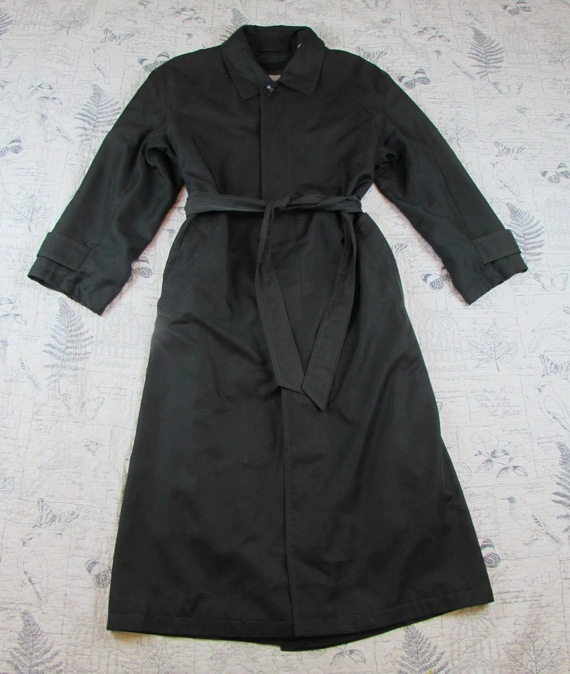 Abrigo verde llovizna Sax Fifth Ave abrigo forro extraíble lluvia EE. UU. Hombres 40R de colección Foto 2 de 4