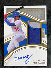 2023 Panini Immaculate PATCH AUTO PROSPECT ROOKIE Jose Ramos 13/99