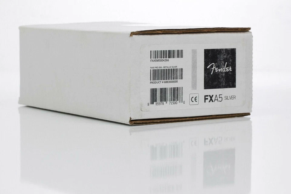 Monitores de auriculares intrauditivos Fender FXA5 plateados rendimiento profesional en vivo NUEVO Foto 2 de 3