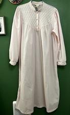 Sears Carriage Court Zip Robe Housecoat Women Pockets Embroidered Blue Vtg Large