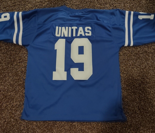 Johnny Unitas Mitchell And Ness Jersey Size 52 Long Sleeve Throwback Jersey - Picture 2 of 3