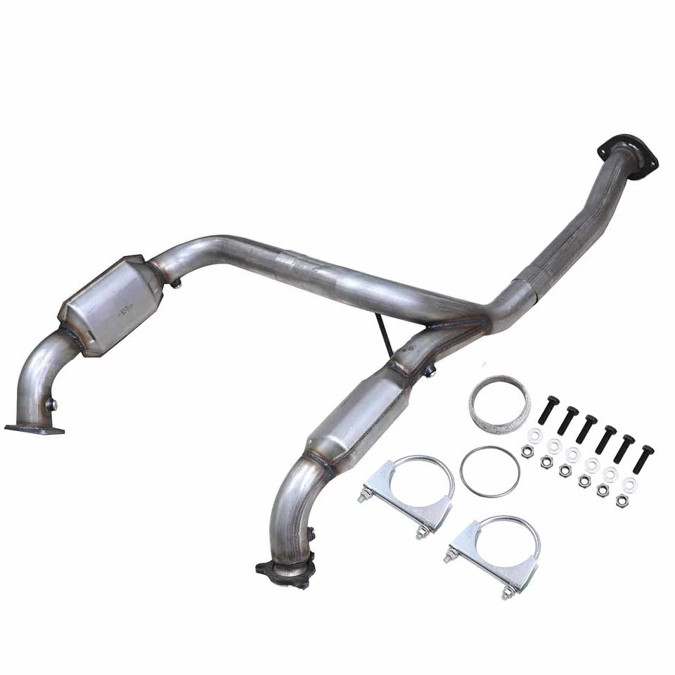 Catalytic Converter Set For Chevrolet Silverado 2500 HD 2011 - 2016 6.0L - Imagem 2 de 4