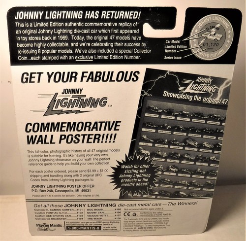 Johnny Lightning Raw Diecast Q Car WASP edición limitada - Imagen 6 de 6