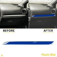 Blue Plastic copilot Dash Panel Cover Trim For Subaru Impreza XV 12-17