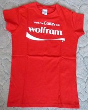 NEU COCA-COLA Damen T-Shirt rot Gr. S &bdquo;Trink &acute;ne Coke mit Wolfram&ldquo;