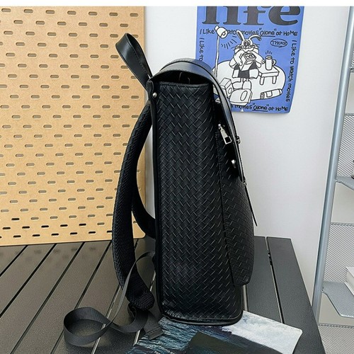 Fashionable Trendy Backpack Couples Casual Large Capacity Leather Backpack - 第 19/27 張圖片