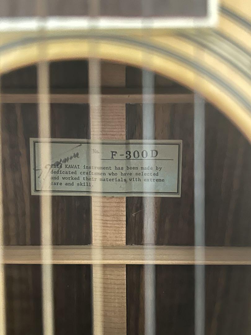 Akustikgitarre Kawai F-300D natürlich hergestellt in Japan | eBay