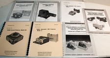 7 Kodak 35mm Slide Projector Service  Parts Manual Copies